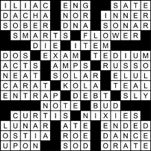 crossword solution